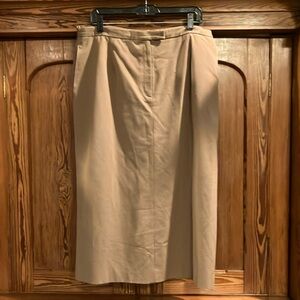 Rena Rowan tan long skirt sz 16